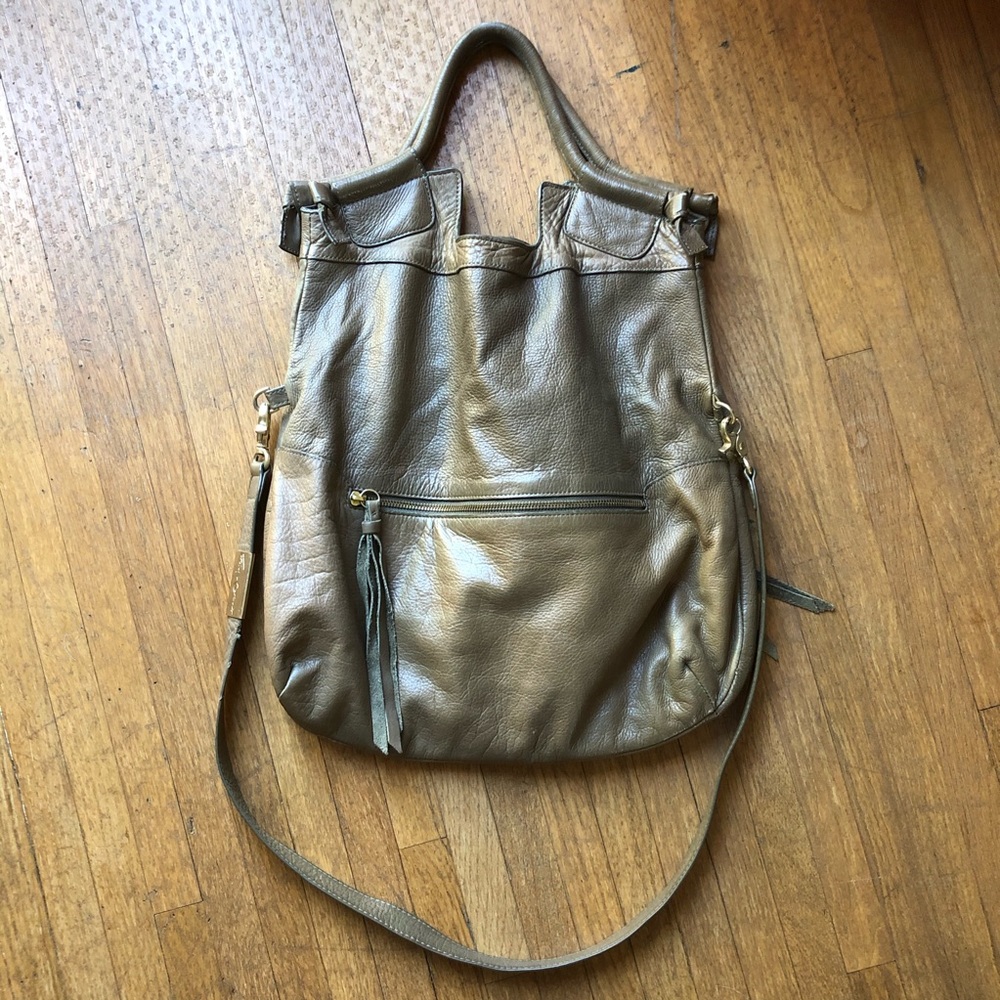 Foley + Corinna Olive Green Vegan Leather Bag